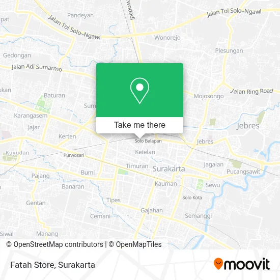Fatah Store map