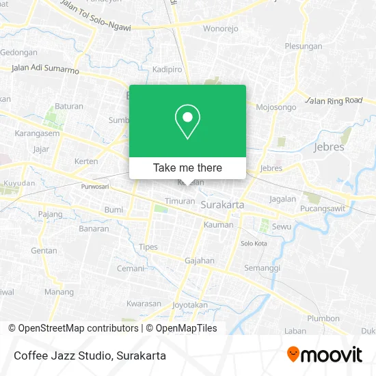 Coffee Jazz Studio map
