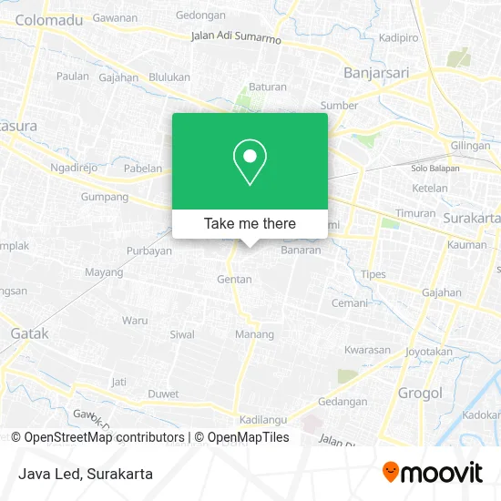 Java Led map