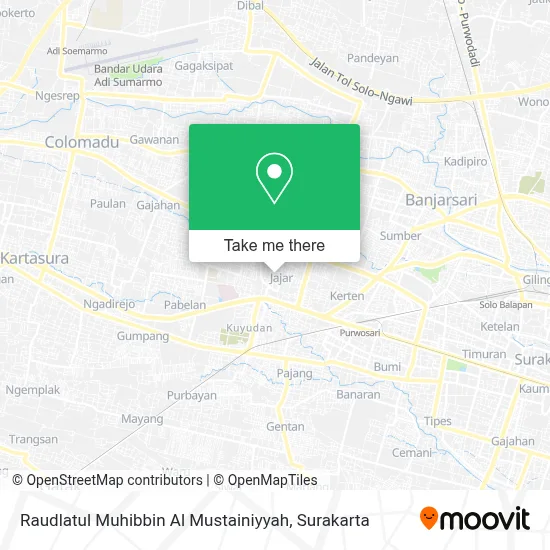 Raudlatul Muhibbin Al Mustainiyyah map
