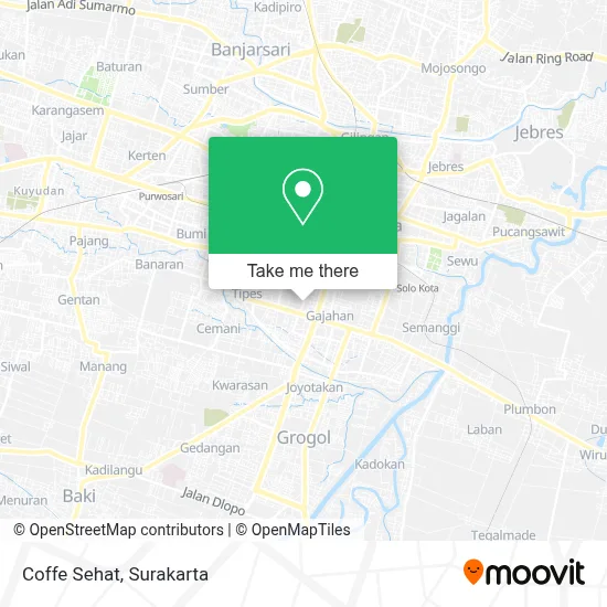 Coffe Sehat map