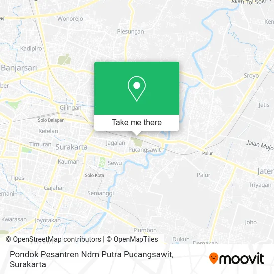 Pondok Pesantren Ndm Putra Pucangsawit map