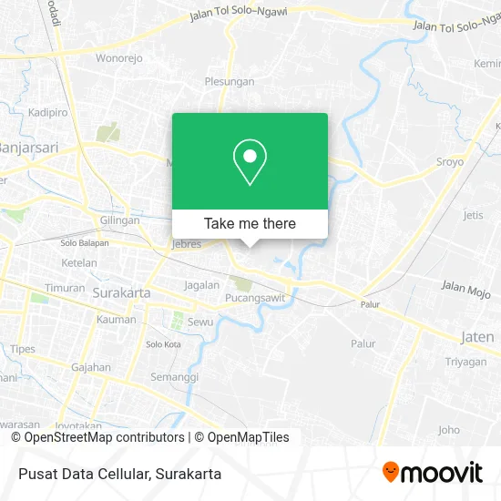 Pusat Data Cellular map