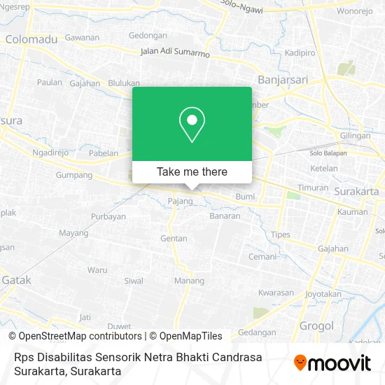 Rps Disabilitas Sensorik Netra Bhakti Candrasa Surakarta map