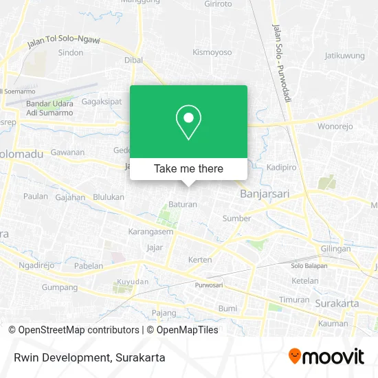 Rwin Development map