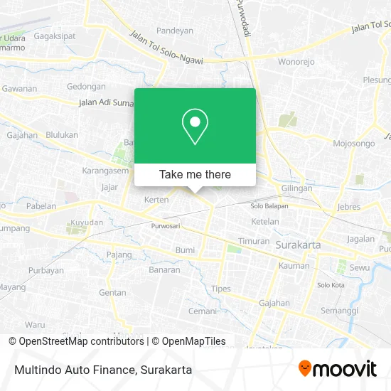 Multindo Auto Finance map
