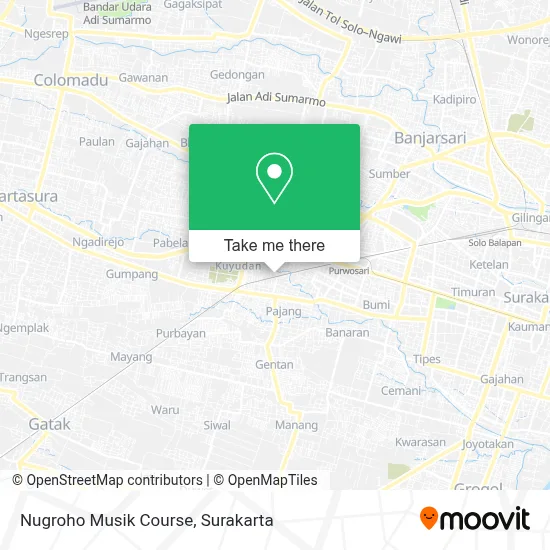 Nugroho Musik Course map