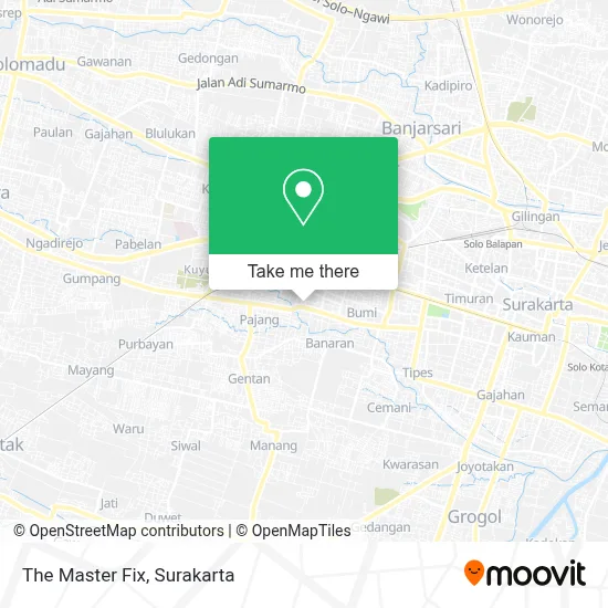 The Master Fix map