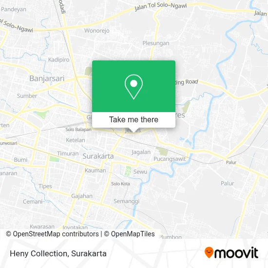 Heny Collection map