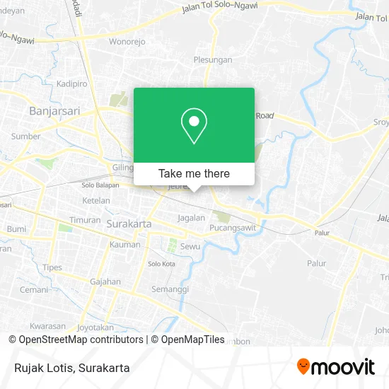 Rujak Lotis map