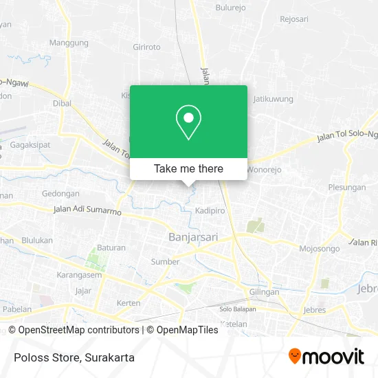 Poloss Store map