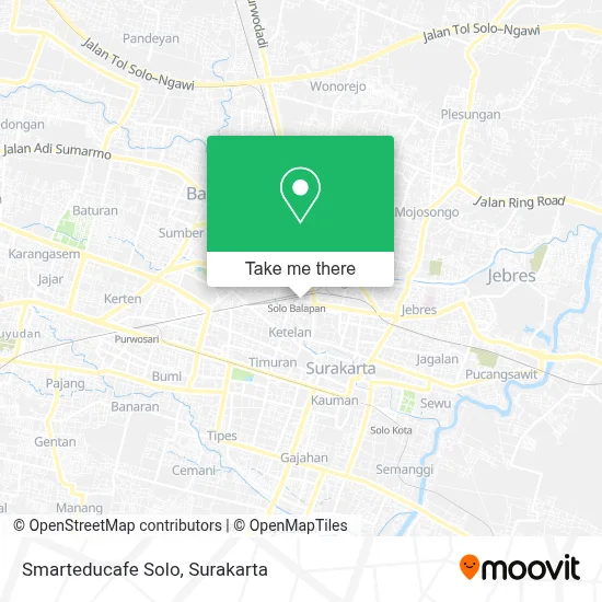 Smarteducafe Solo map