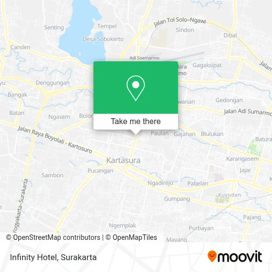 Infinity Hotel map
