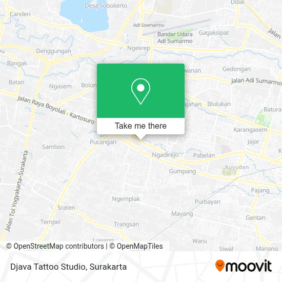 Djava Tattoo Studio map