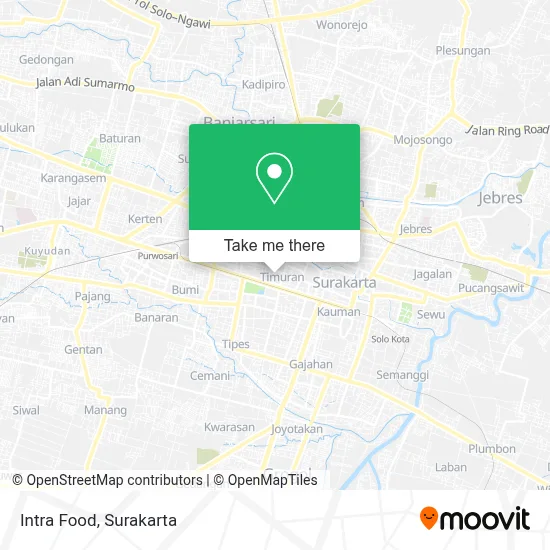 Intra Food map