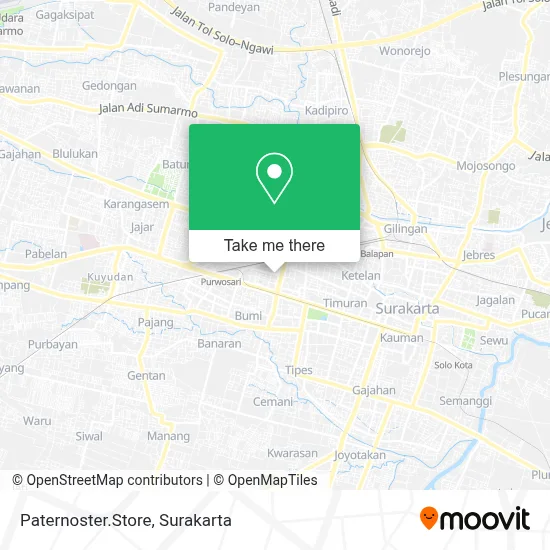 Paternoster.Store map