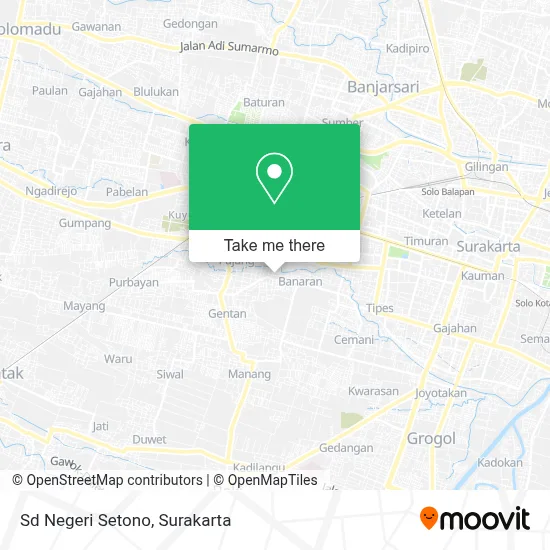 Sd Negeri Setono map