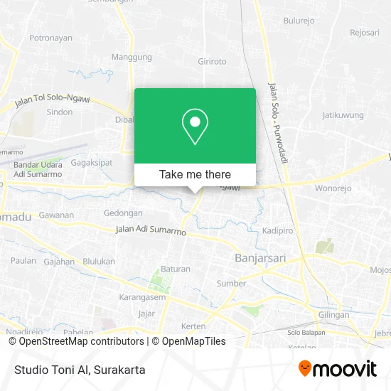 Studio Toni Al map