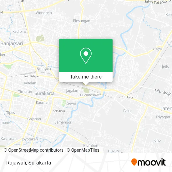 Rajawali map