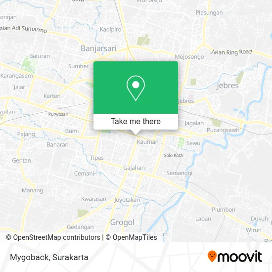 Mygoback map