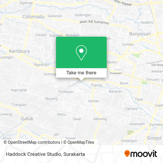 Haddock Creative Studio map