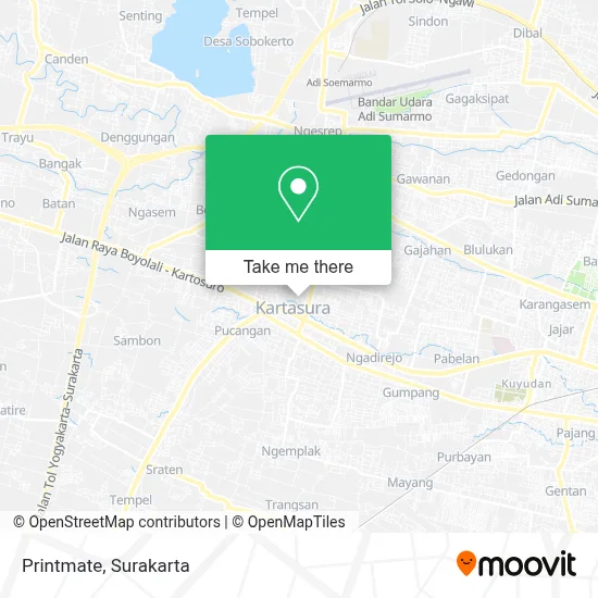 Printmate map