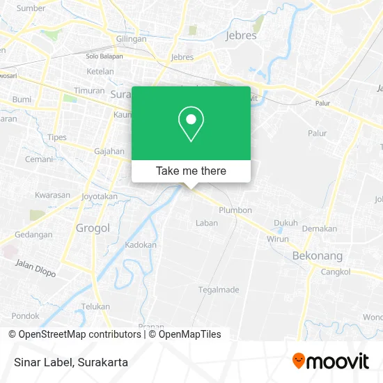 Sinar Label map