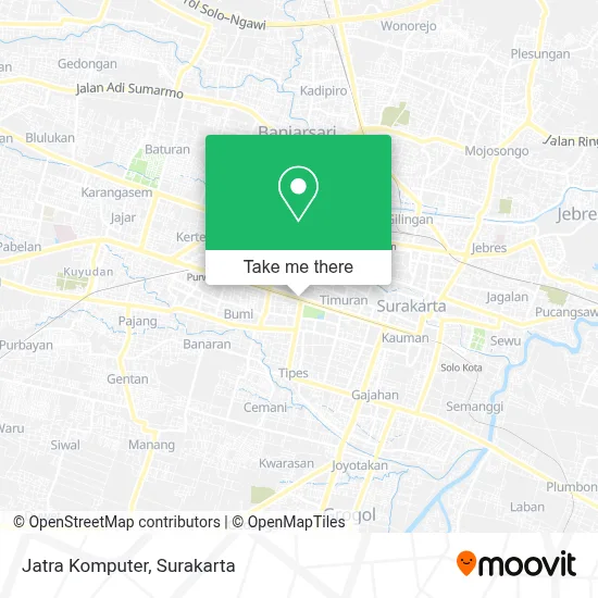 Jatra Komputer map