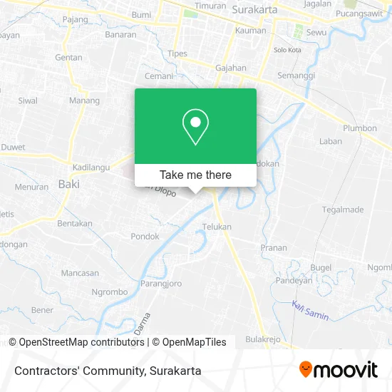 Contractors' Community map