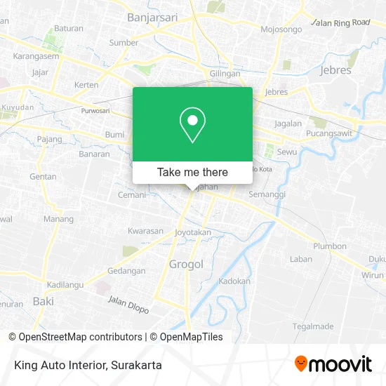 King Auto Interior map