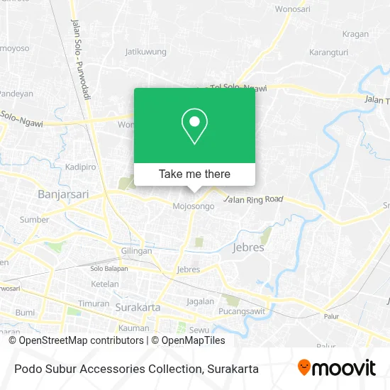 Podo Subur Accessories Collection map