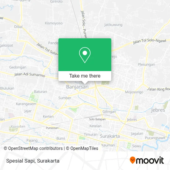 Spesial Sapi map