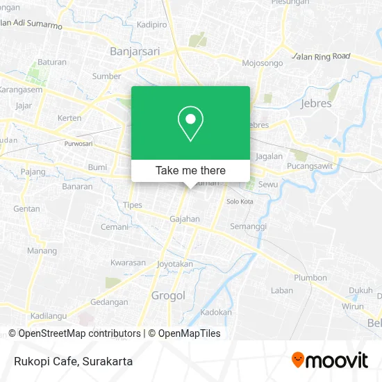 Rukopi Cafe map