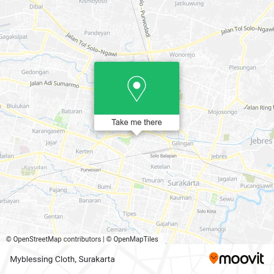 Myblessing Cloth map