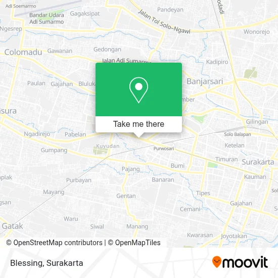 Blessing map