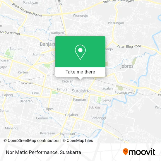 Nbr Matic Performance map
