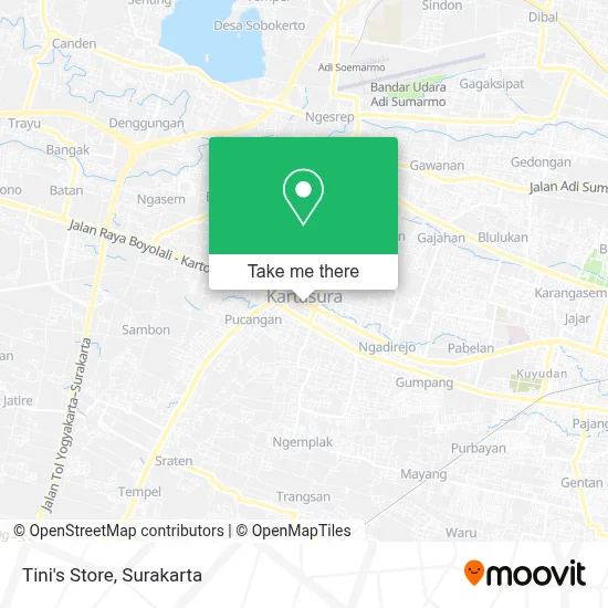 Tini's Store map