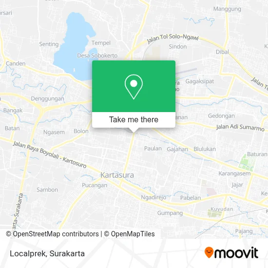 Localprek map