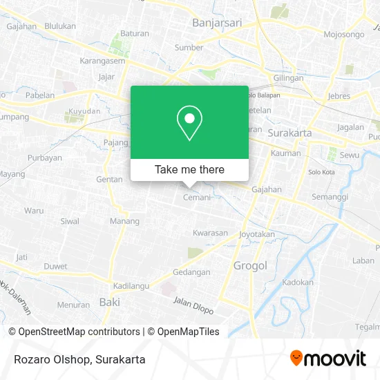 Rozaro Olshop map