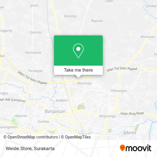 Weide.Store map