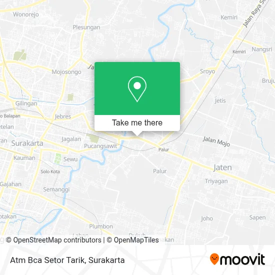 Atm Bca Setor Tarik map