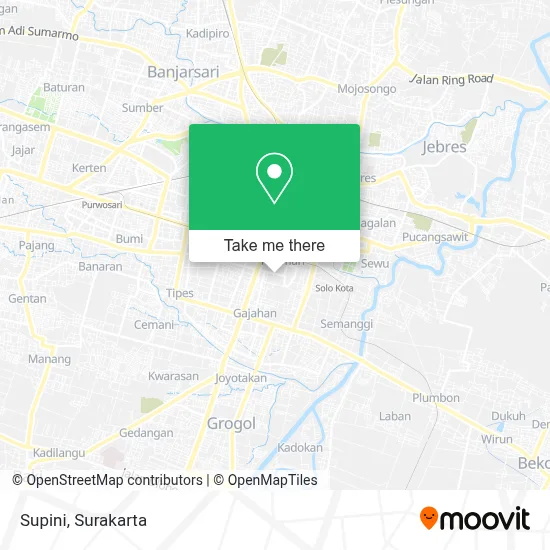 Supini map