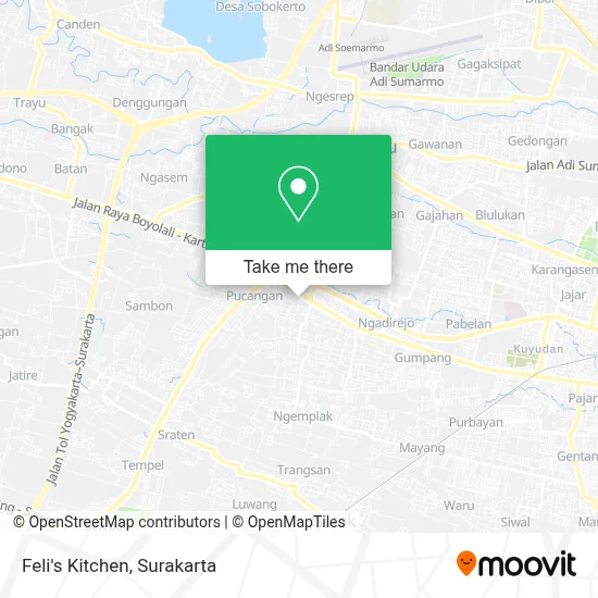 Feli's Kitchen map