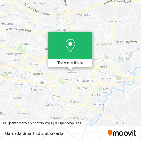Gamada Smart Edu map