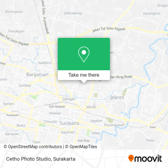 Cetho Photo Studio map