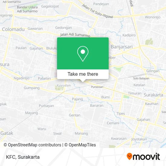 Kfc map