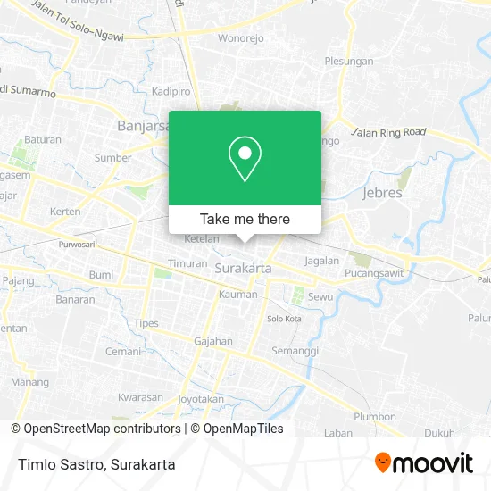 Timlo Sastro map