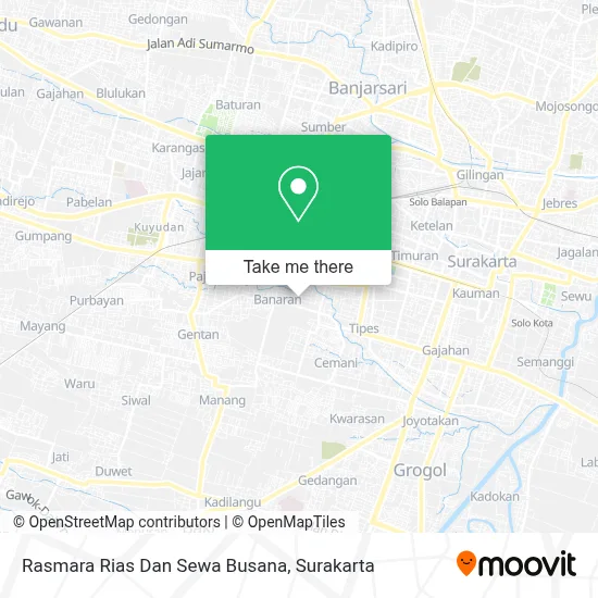Rasmara Rias Dan Sewa Busana map