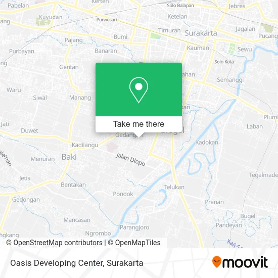 Oasis Developing Center map