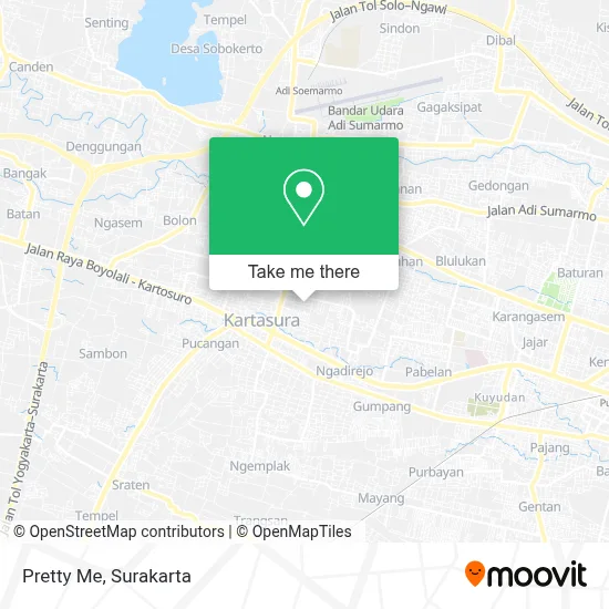 Pretty Me map